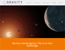 Tablet Screenshot of gravityim.com